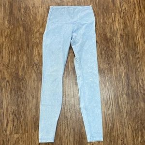 Lululemon Wunder Under High Rise Legging 25” Washed light Blue Size 4